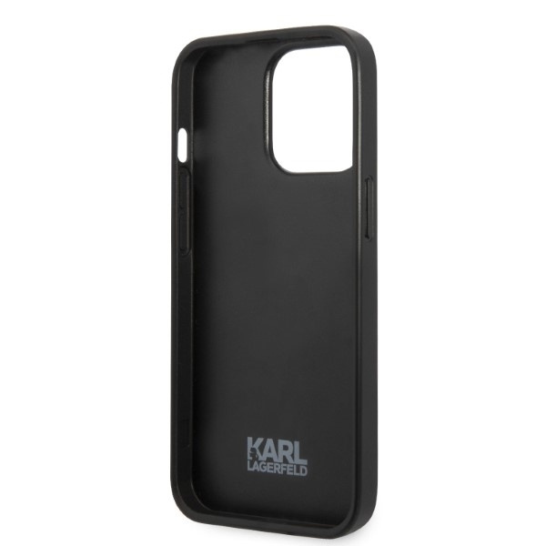 Etui Karl Lagerfeld Klhcp13xpmnikpi iPhone 13 Pro Max 6,7" Hardcase Czerwony/red Monogram Ikonik Patch Case