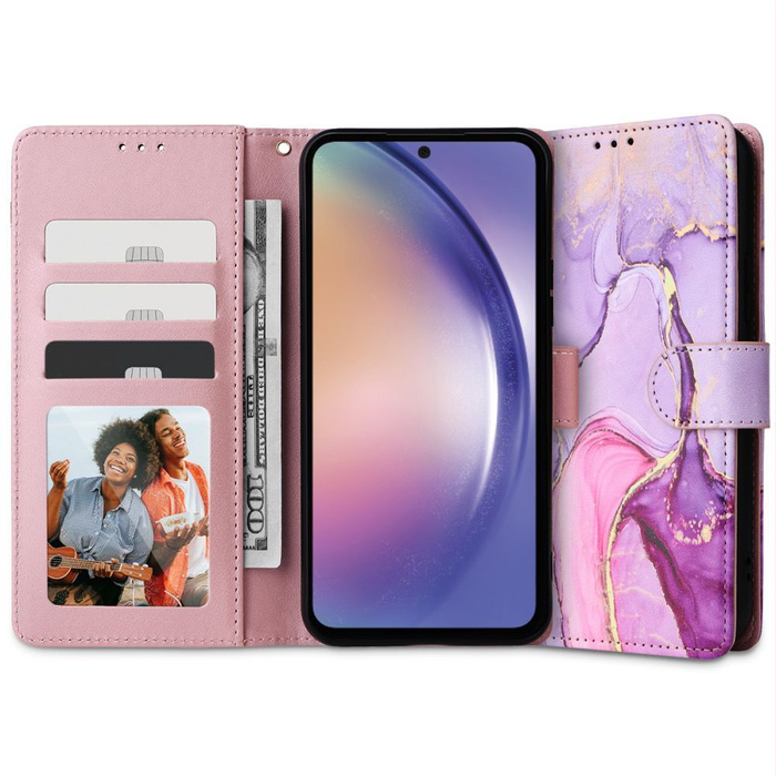 Etui Tech-protect Wallet Galaxy A14 5G Marble Case