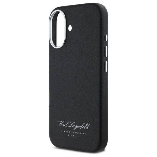 Etui Karl Lagerfeld iPhone 16 Pro 6,1" hardcase czarny/black hotel RSG