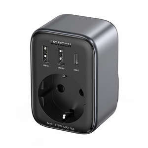 Adapter podróżny EU na US UGREEN CD314 2xUSB-A, 1xUSB-C 15289