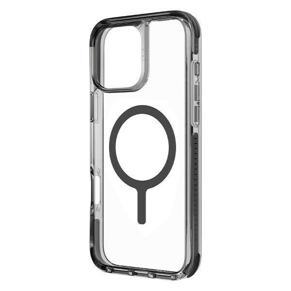 Etui UNIQ Combat iPhone 16 6.1" Magclick Charging czarny/carbon black