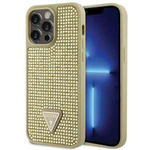 Etui Guess GUHCP14XHDGTPD iPhone 14 Pro Max 6.7" złoty/gold hardcase Rhinestone Triangle Case