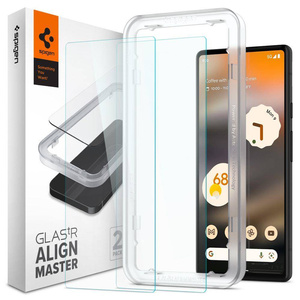 Szkło Spigen Alm Glas.tr Slim 2-pack Google Pixel 6