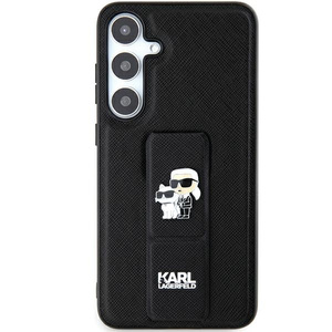 Etui Karl Lagerfeld KLHCS24LGSAKCPK Samsung Galaxy S24 Ultra S928 czarny/black hardcase Gripstand Saffiano Karl&Choupette Pins Case