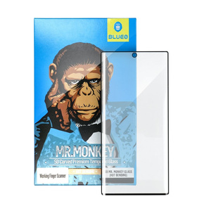 Szkło Hartowane 5D Mr. Monkey Glass - do Samsung Galaxy A12 / M12 / F12 czarny (Strong Lite)