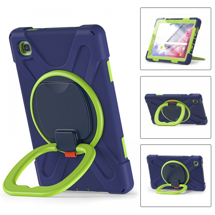 Etui TECH-PROTECT Galaxy Tab A7 Lite 8.7 T220 / T225 X-Armor Navy / Lime Case