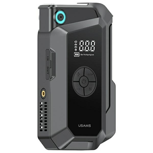 USAMS Jumpstarter Powerbank 8000mAh +     wbudowana latarka czarny/black ZB287