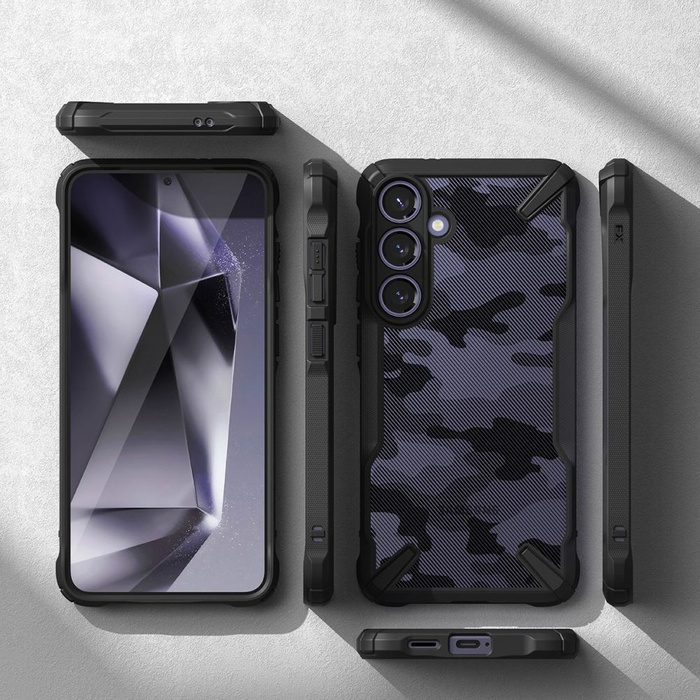 Etui Ringke Fusion X Samsung Galaxy S24 Camo Black Case