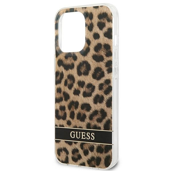 Etui GUESS Apple iPhone 13 13 Pro Leopard Brązowy Hardcase