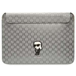 Karl Lagerfeld Sleeve KLCS14SAKHPKG 14" srebrny/silver Saffiano Monogram Ikonik