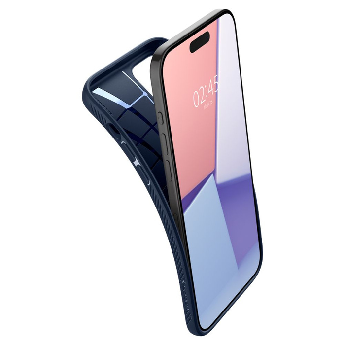 Etui Spigen Liquid Air iPhone 15 Pro Navy Blue Case