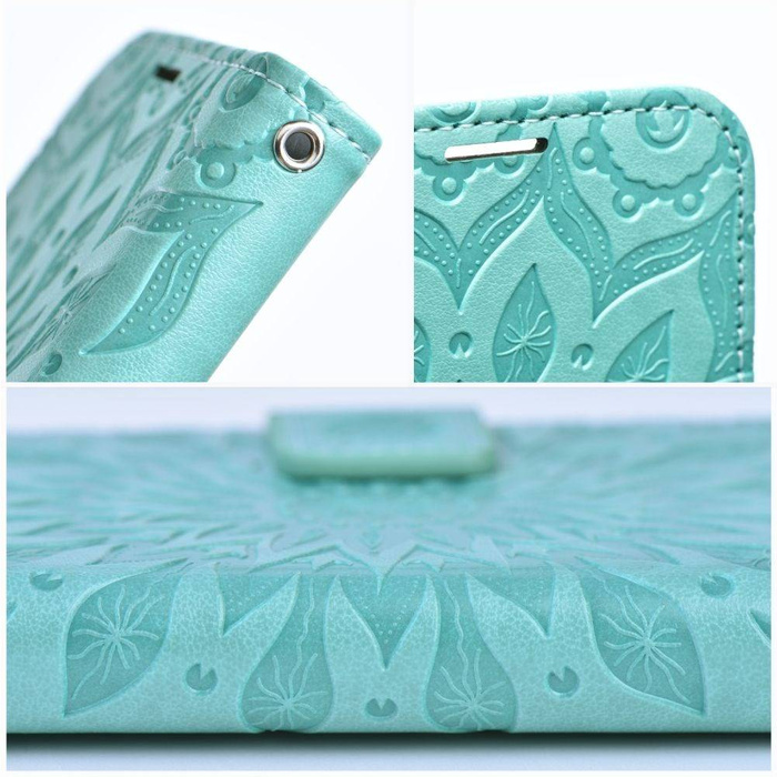 Etui Kabura Mezzo Book Do Xiaomi Redmi Note 12S Mandala Zielony Case