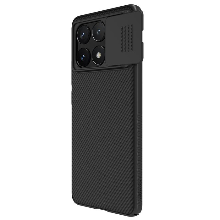 NILLKIN CAMSHIELD CASE XIAOMI REDMI NOTE K70E/POCO X6 PRO 5G, BLACK / CZARNY