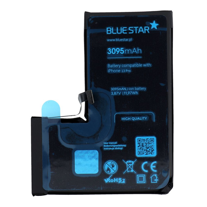 BLUE STAR HQ bateria do IPHONE 13 Pro 3095 mAh