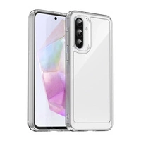 Etui Outer Space Case do Samsung Galaxy A26 pokrowiec z elastyczną ramką  - przezroczyste