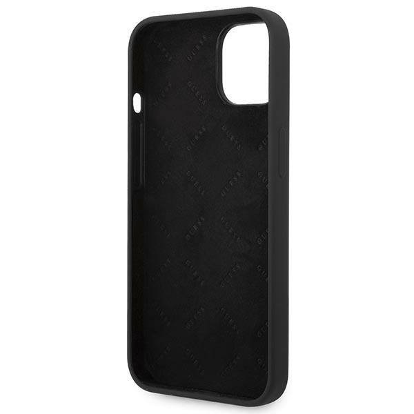 Etui GUESS Apple iPhone 14 Plus Silicone Triangle Czarny Hardcase