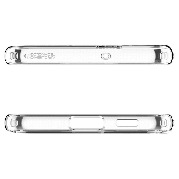 ETUI S22 Ultra Hybrid Crystal Przezroczyste Clear + Szkło 3MK Flexible Glass