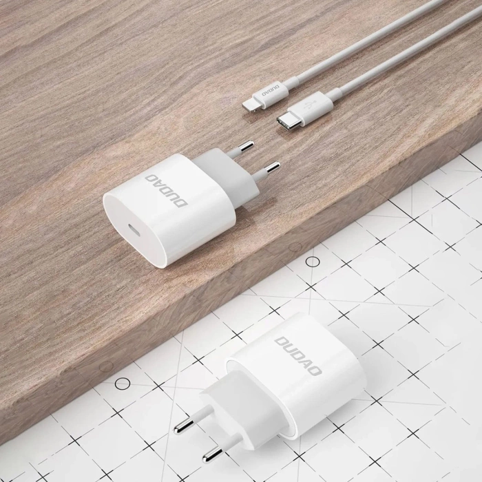 Ładowarka sieciowa Dudao A14EU PD 20W USB-C - biała