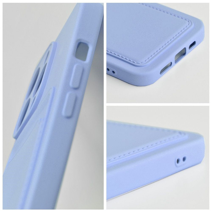 Etui Futerał CARD CASE do XIAOMI Redmi 12 4G fioletowy Case