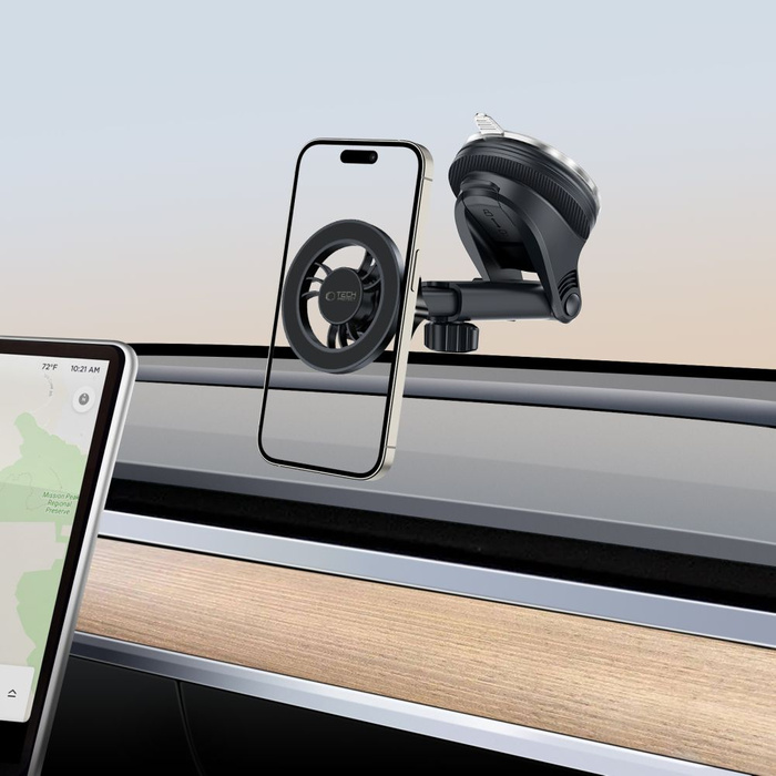 TECH-PROTECT N56 MAGNETIC MAGSAFE DASHBOARD & VENT CAR MOUNT BLACK