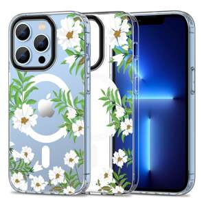 Etui Tech-protect Magmood Magsafe iPhone 13 Pro Max Spring Daisy Case