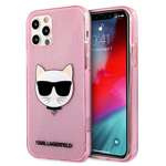 Etui KARL LAGERFELD Apple iPhone 12 Pro Max Glitter Choupette Różowy Hardcase