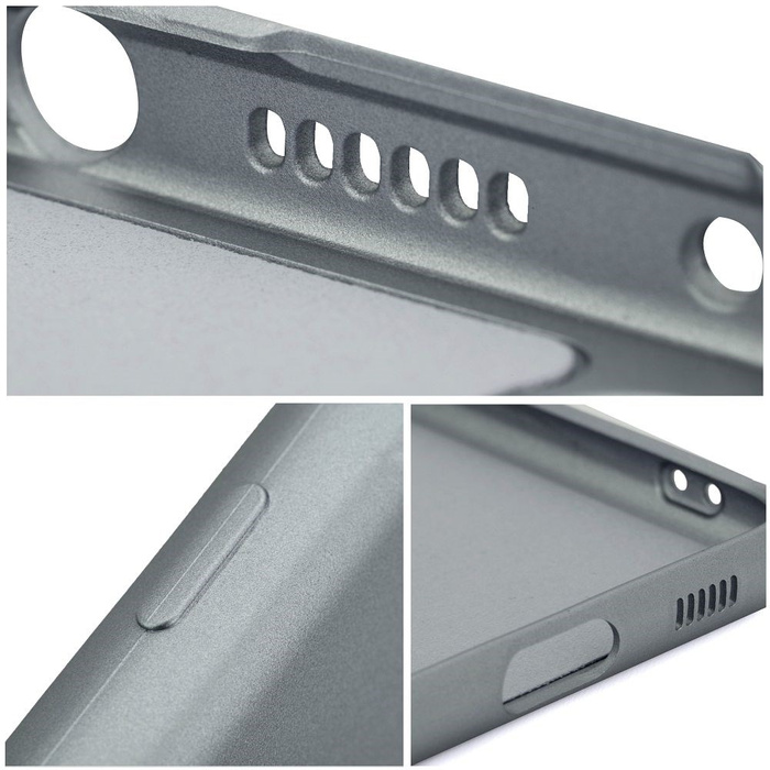 Etui Futerał METALLIC do XIAOMI Redmi 12 4G szary Case