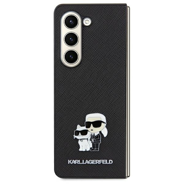 Etui Karl Lagerfeld KLHCSA35SAKCNPK A35 A356 hardcase czarny/black Saffiano Karl&Choupette Pin