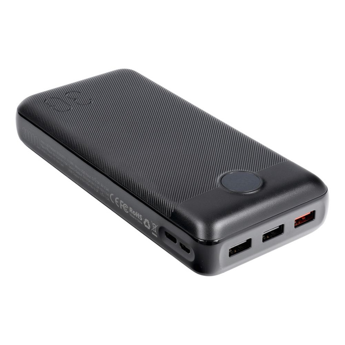 VEGER powerbank 30000 mAh PD QC3.0 3A 20W L30 (W3008PD) czarny