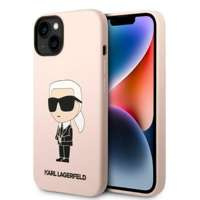 Etui Karl Lagerfeld Klhcp14msnikbcp Iphone 14 Plus 6,7" Hardcase Różowy/pink Silicone Ikonik Case