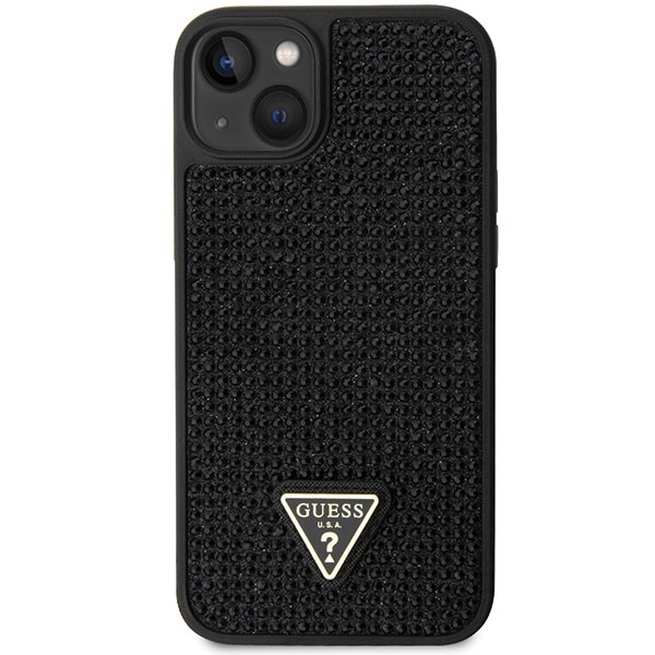 Etui Guess GUHCP14MHDGTPK iPhone 14 Plus 6.7" czarny/black hardcase Rhinestone Triangle Case