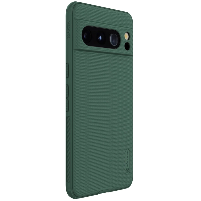 Wzmocnione etui Nillkin Super Frosted Shield Pro do Google Pixel 8 Pro - zielone