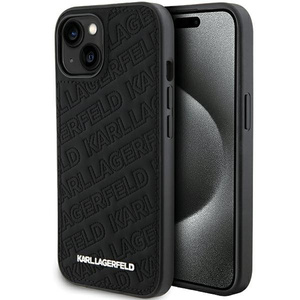 Etui Karl Lagerfeld KLHCP15SPQKPMK iPhone 15 6.1" czarny/black hardcase Quilted K Pattern Case