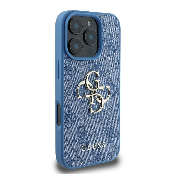 Etui Guess iPhone 16 Pro Max 6.9" niebieski/blue hardcase 4G Big Logo