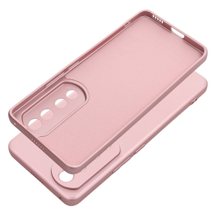 Etui Futerał METALLIC do HONOR 90 PRO 5G różowy Case