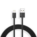 KABEL T-PHOX NETS LIGHTNING BLACK-GRATIS 2.4A ; PVC ; 2M