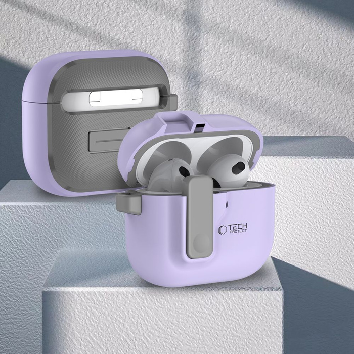 TECH-PROTECT SLIM HOOK APPLE AIRPODS 4 LAVENDER