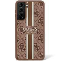 Etui Guess GUHCS23MP4RPSW S23 Plus S916 brązowy/brown hardcase 4G Printed Stripe