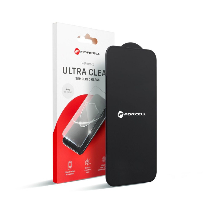 Szkło Hartowane Forcell Ultra Clear Glass - do Samsung Galaxy S22 / S23 czarny