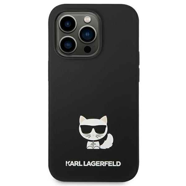 Etui KARL LAGERFELD Apple iPhone 14 Pro Max Silicone Choupette Body Czarny Hardcase