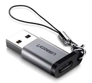 Adapter USB 3.0 do USB-C 3.1 PD UGREEN (szary)  US276