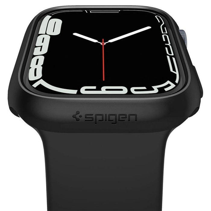 Etui SPIGEN Thin Fit Apple Watch 7 8 9 41mm Czarne