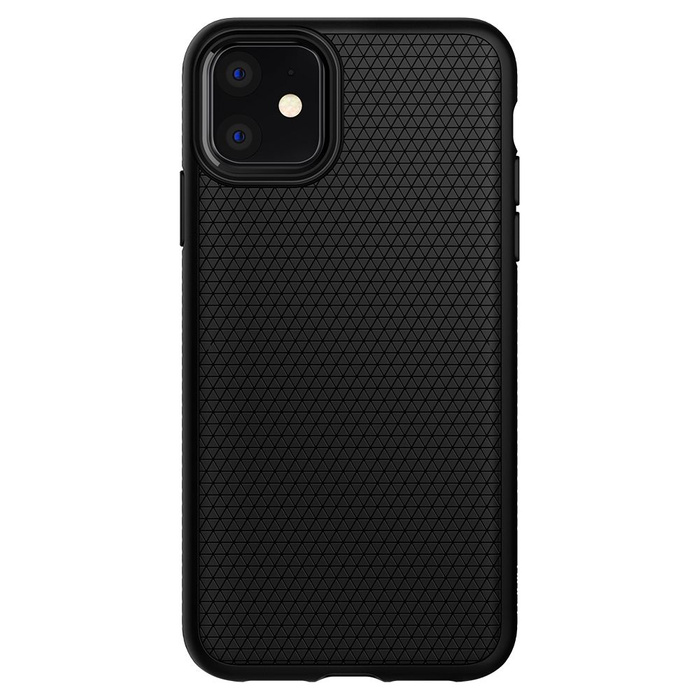 Etui Iphone 11 SPIGEN Liquid Air Apple Matte Black Czarne Case