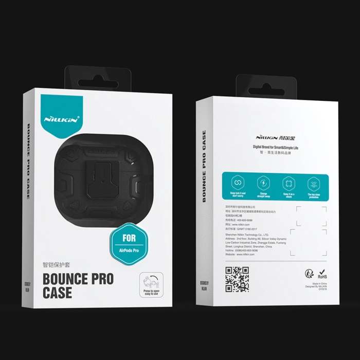 Nillkin Bounce Pro Case etui do AirPods Pro 2 pancerny pokrowiec na słuchawki czerwone