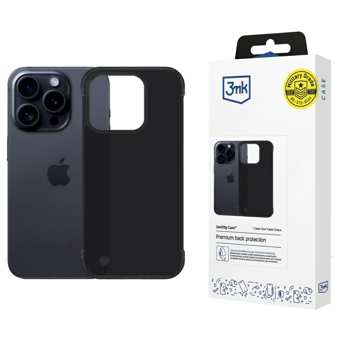 Etui 3MK Just20g Matt Case do iPhone 15  Pro Max