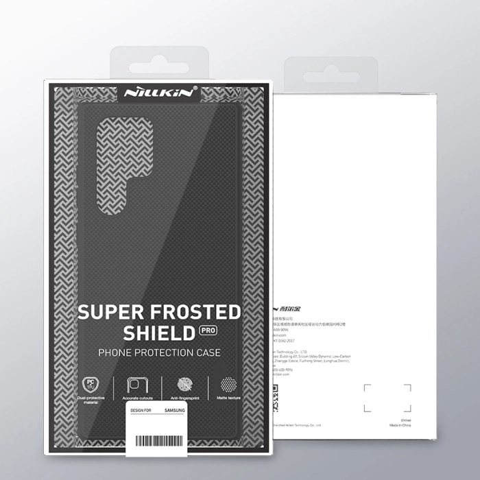 Nillkin Super Frosted Shield Pro wytrzymałe etui pokrowiec Samsung Galaxy S22 Ultra zielony