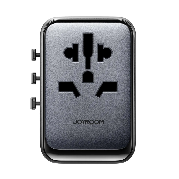 Adapter podróżny Joyroom JR-TCW02 65W uniwersalny EU / US / JP / AU / UK / CN - czarny