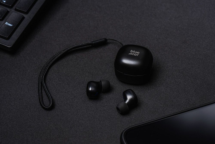 BLUE STAR słuchawki bezprzewodowe / bluetooth stereo TWS Mini A19 czarne