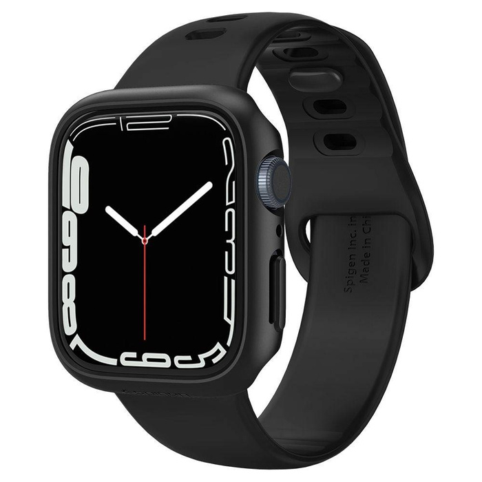 Etui SPIGEN Thin Fit Apple Watch 7 8 9 41mm Czarne