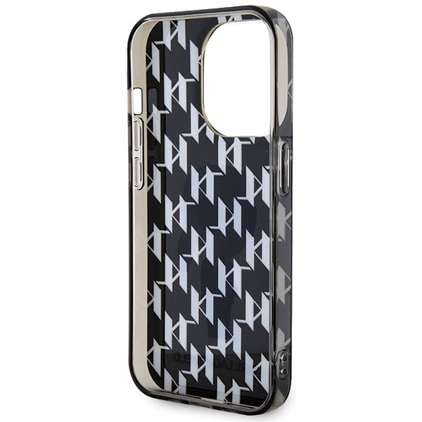 Etui Karl Lagerfeld KLHCP15LHNKMKLK iPhone 15 Pro 6.1" transparent hardcase Monogram Ikonik Case